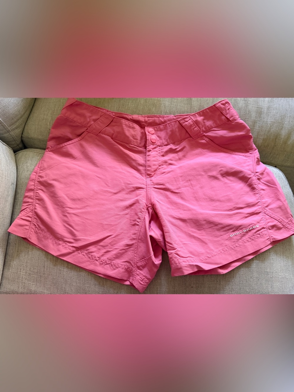 Columbia Pink Women's Hiking Shorts